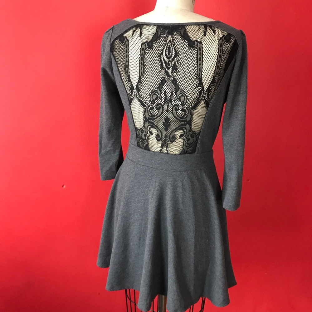 Grey Guess dress with Lace back detail